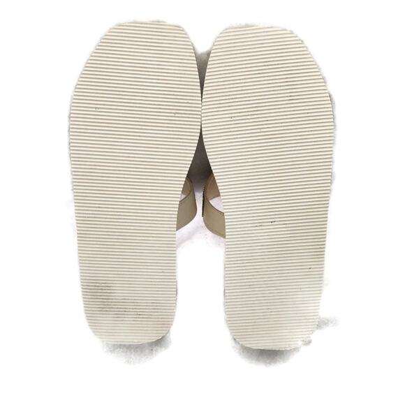 Olivia Miller Batumi Women's Cream Bling Rhinestone Wedge Thong Style Slip On - Picture 5 of 6